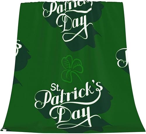 Miniatura 5 de AFHYZY Manta del Día de San Patricio para mujer, suave manta de forro polar de verano, lavable, manta ligera de viaje para cama, sofá para todas las