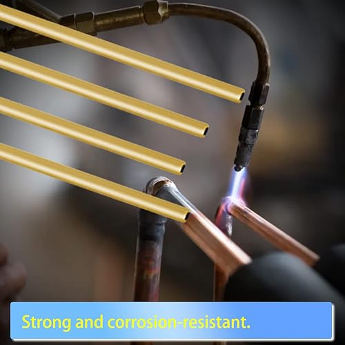 Miniatura 6 de Aopin Tubo redondo de latón con diámetro interior de tubo de cobre de 0.024 in  150 pulgadas x diámetro exterior de 0.039 in  125 pulgadas, tubo de