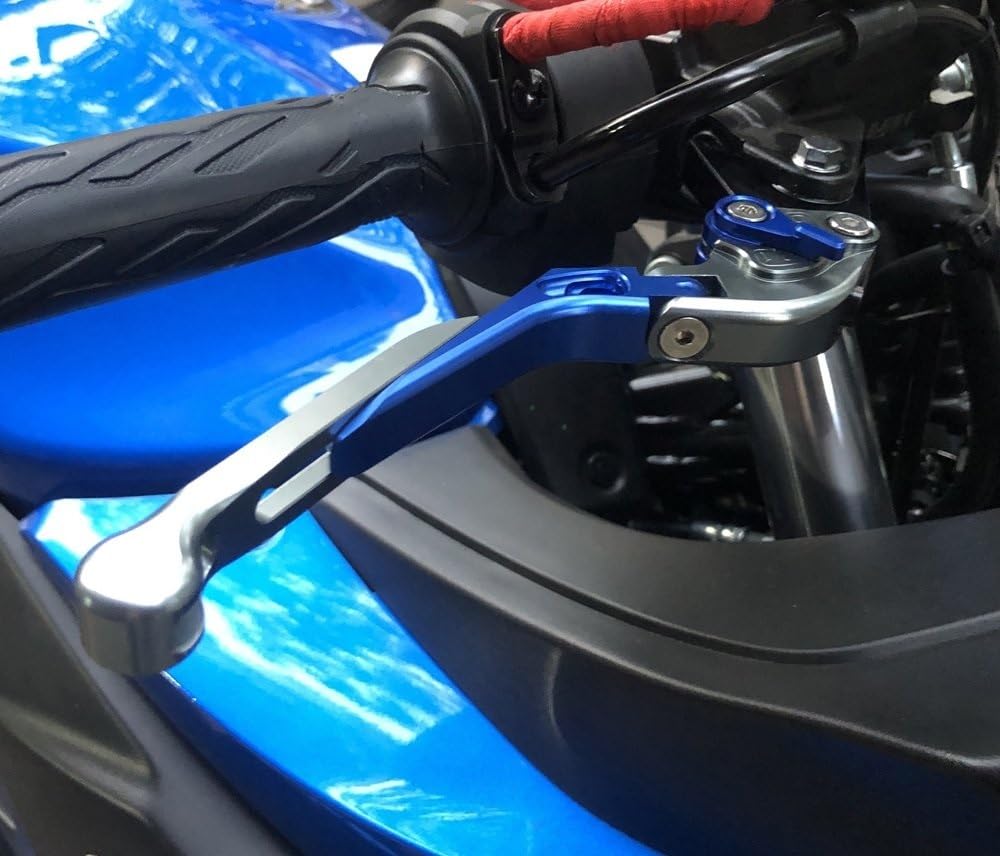 PONNYC Palancas Embrague Freno Motocicleta Para Y&amaha FZ6 FZ6-N FZ6-S 2004-2010 FZ1 Para Fazer 2006-2015 FZ6-R 2009-2015 FZ8 2011-2015 Moto Embrague Maneta Freno (Color : 5)
