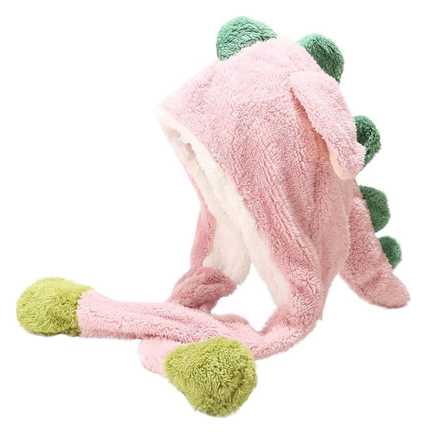 Sombrero Gorros Invierno Cálido Gorro De Felpa De Dinosaurio, para Mujer, De Invierno, De Felpa Esponjosa, con Capucha, Bufanda, Sombrero, Regalos De Festival Sombrero De Invierno Hombre