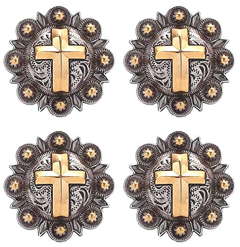 Challenger Set of 4 Conchos 1-1/2
