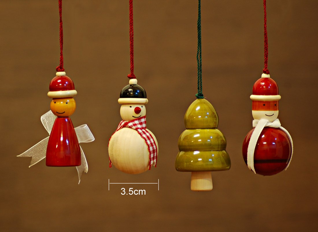 Maya Organic Wood Christmas Decor (Multi) - Image 2 thumbnail