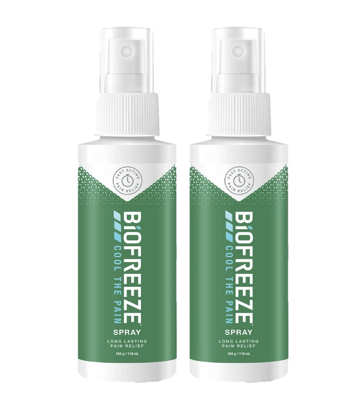 Biofreeze Pain Relieving Spray 118ml (2 Pack)