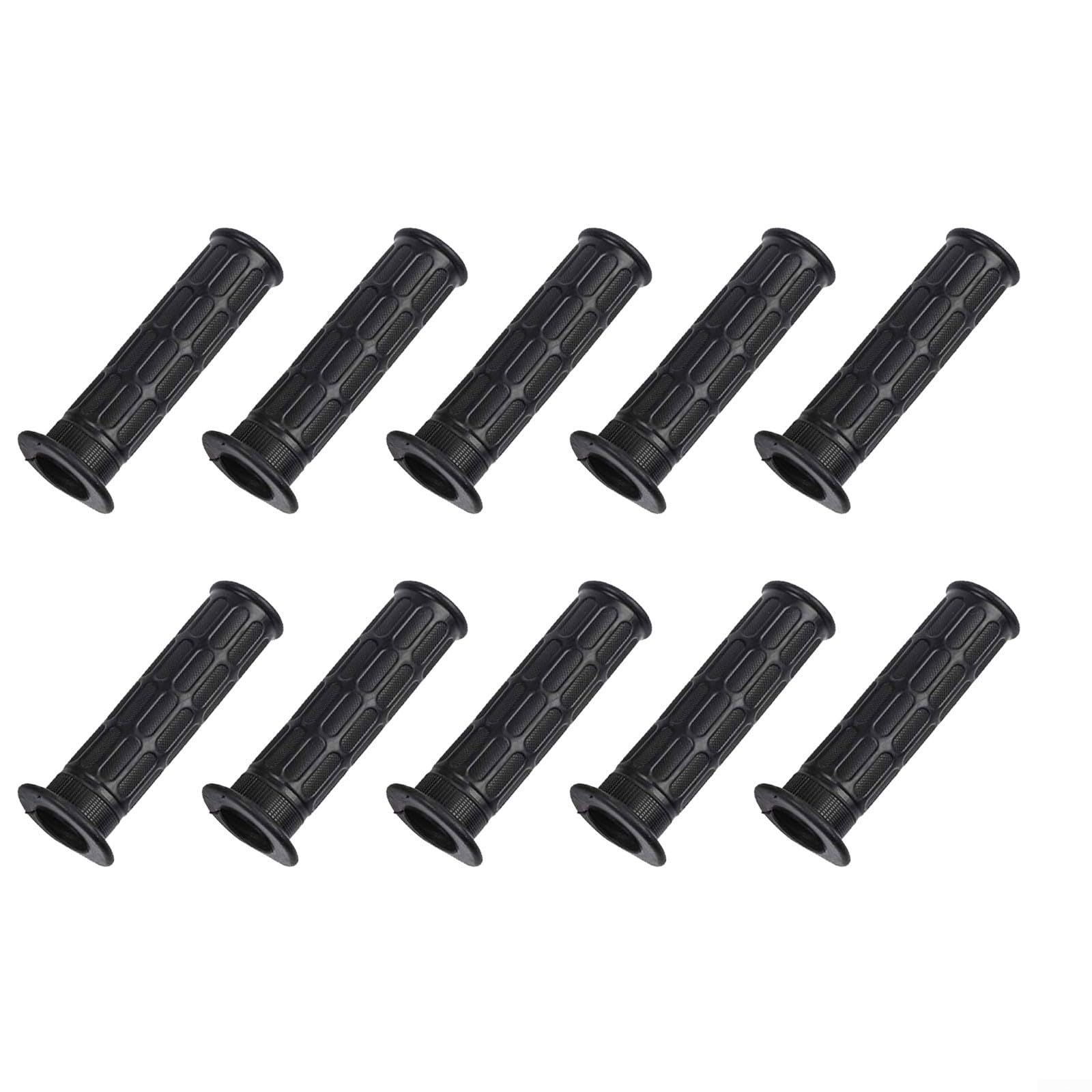 10PC Rubber Handle Covers For Garden Tools And Agricultural Equipment Replacement Grips To Enhance Grip(124X 26 mm)