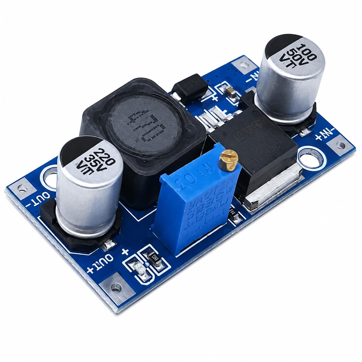 LM2596 DC-DC Buck Converter Step Down Module | 3–40V Input Range, Adjustable Output Voltage, Short Circuit Protection, 150kHz Switching Freq-image-48