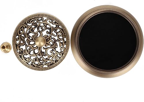 Miniatura 5 de Incienso Titulares Incensario Casa Religión Decoración Agarwood Interior Metal Ornamento Latón Latón Incienso Madera Herramientas de Quema