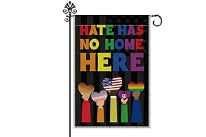 Human Rights Justice BLM LGBTQ Welcome Yard Flag