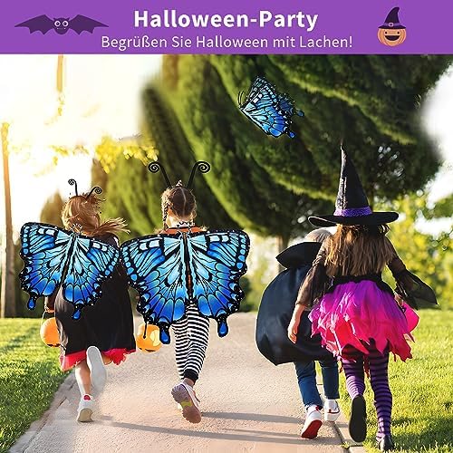Vlinder Kostuum Kind Vlindervleugelkostuum Voor Dames, Cape Met