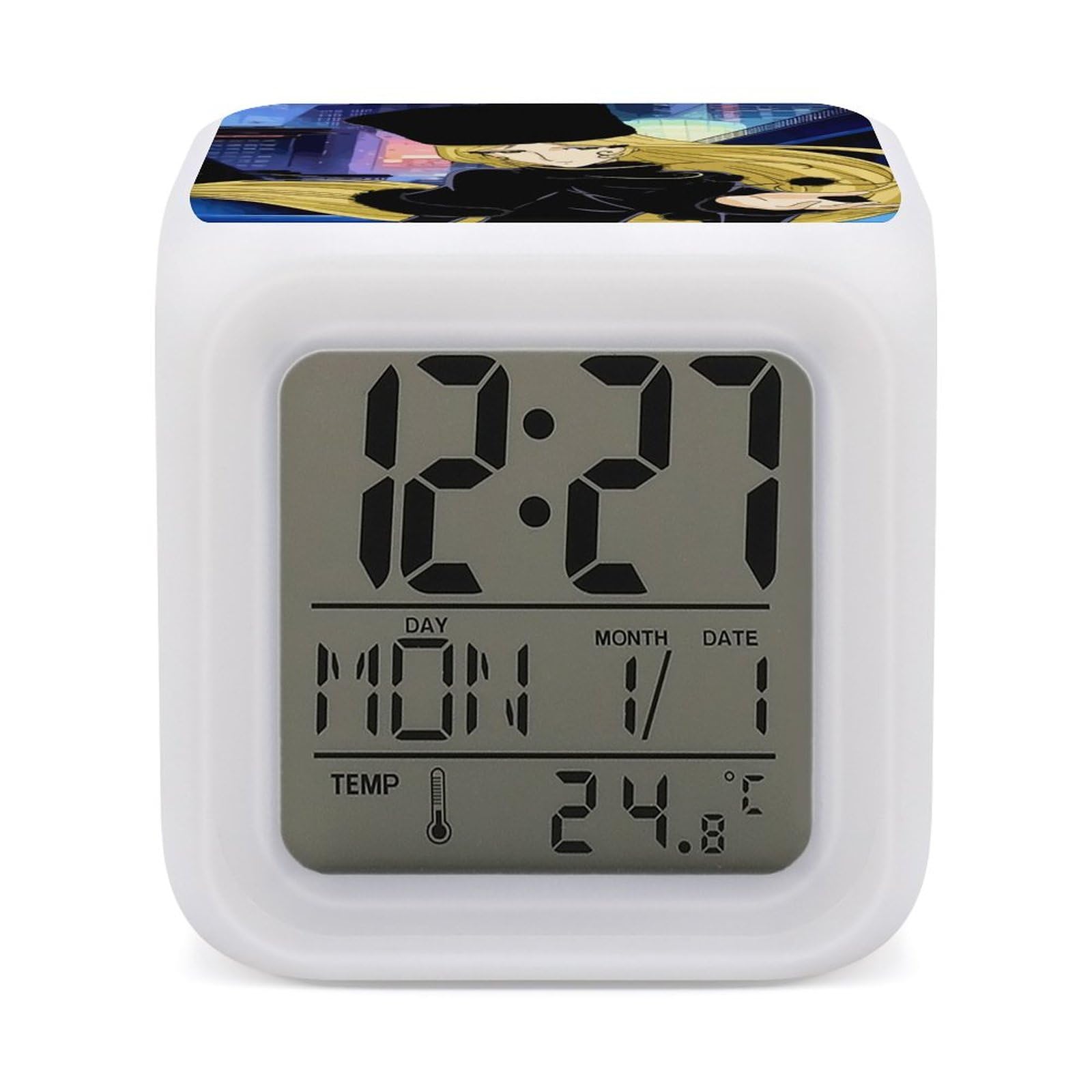 Amazon.co.jp: 目覚まし時計 銀河鉄道999 アニメ デジタル置き時計 LED