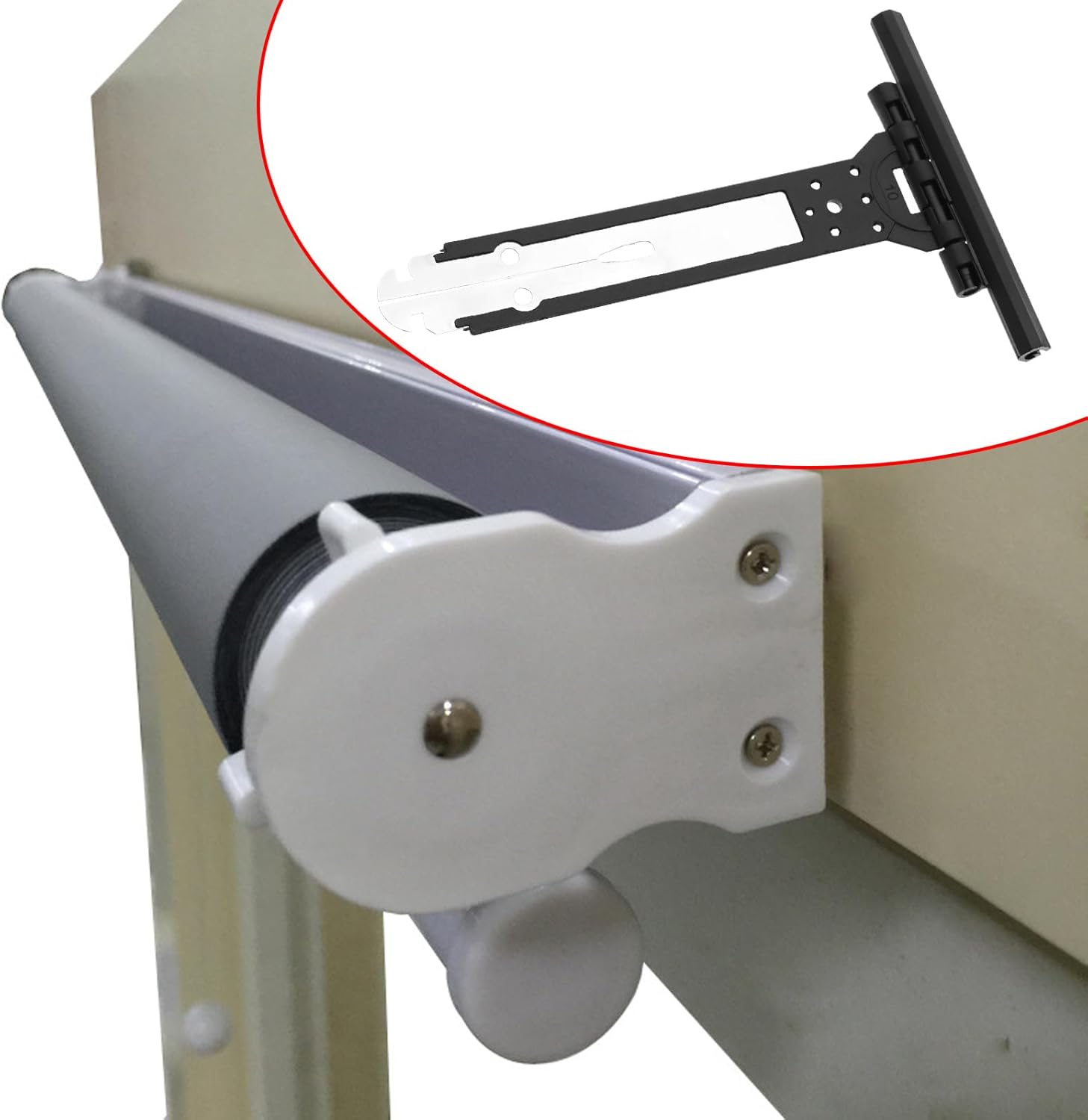 SING F LTD 4pcs Roller Shutter Suspension Spring Roller Blind Spring Lock Hanger Nylon Coated Hanging Strip Roller Shutter Door Window Accessories, 555-HPW