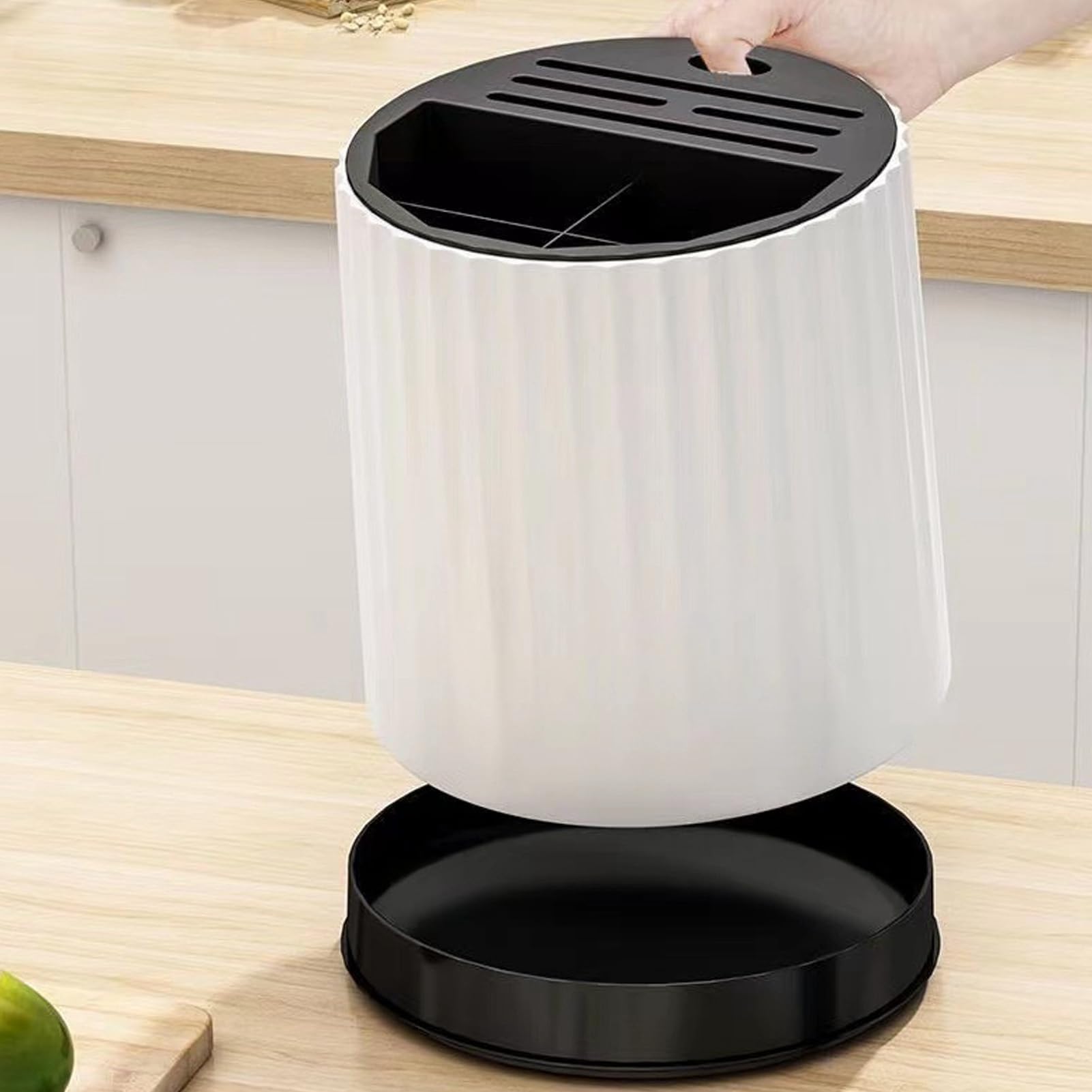 360 Degree Rotating Knives Holder for Kitchen Counter, Multifunctional ...
