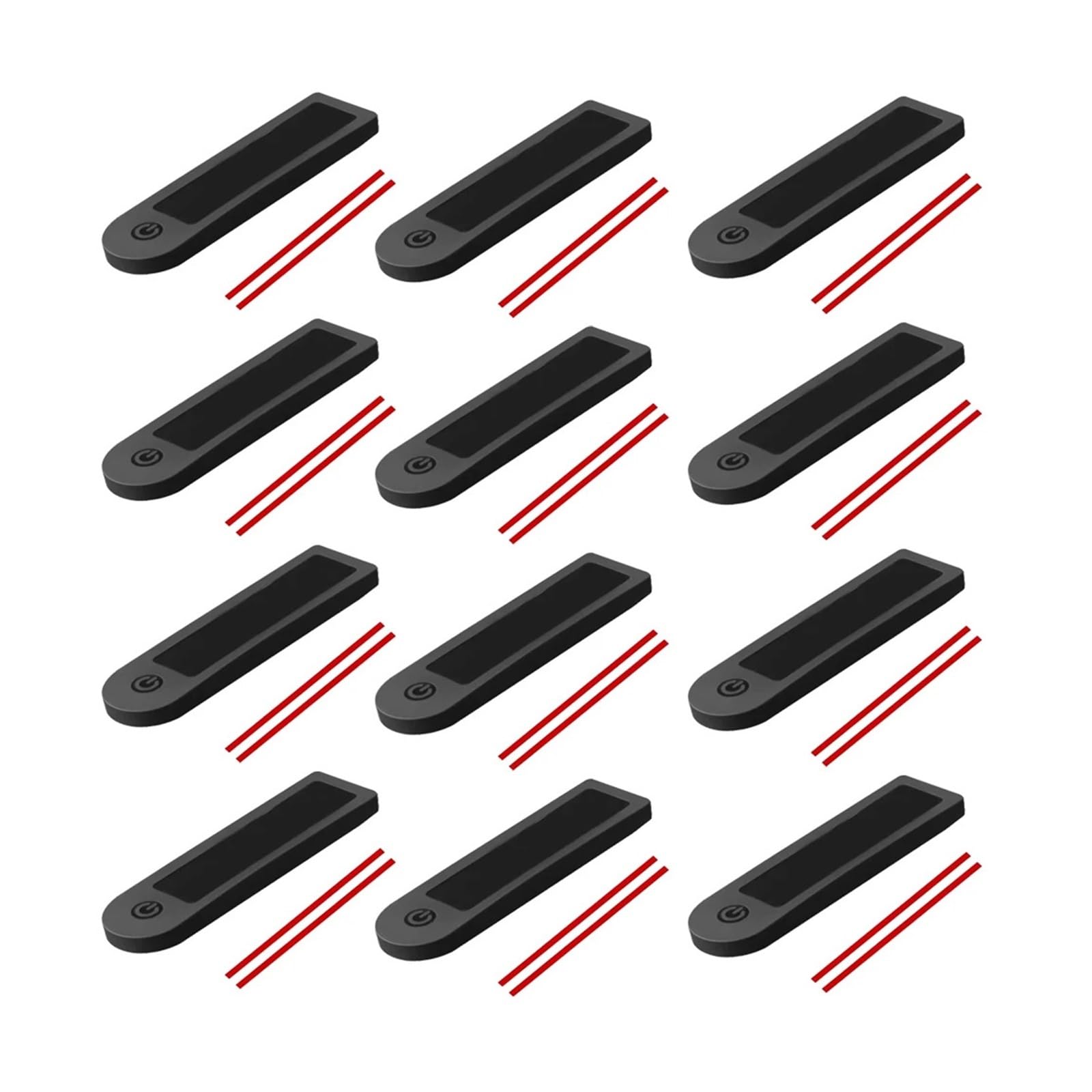 2-12 fundas protectoras for el salpicadero de tu patinete eléctrico, Compatible for Xiaomi, M365, 1S, Pro, 2 y MI 3 Funda protectora para el salpicadero del patinete eléctrico(12PC)
