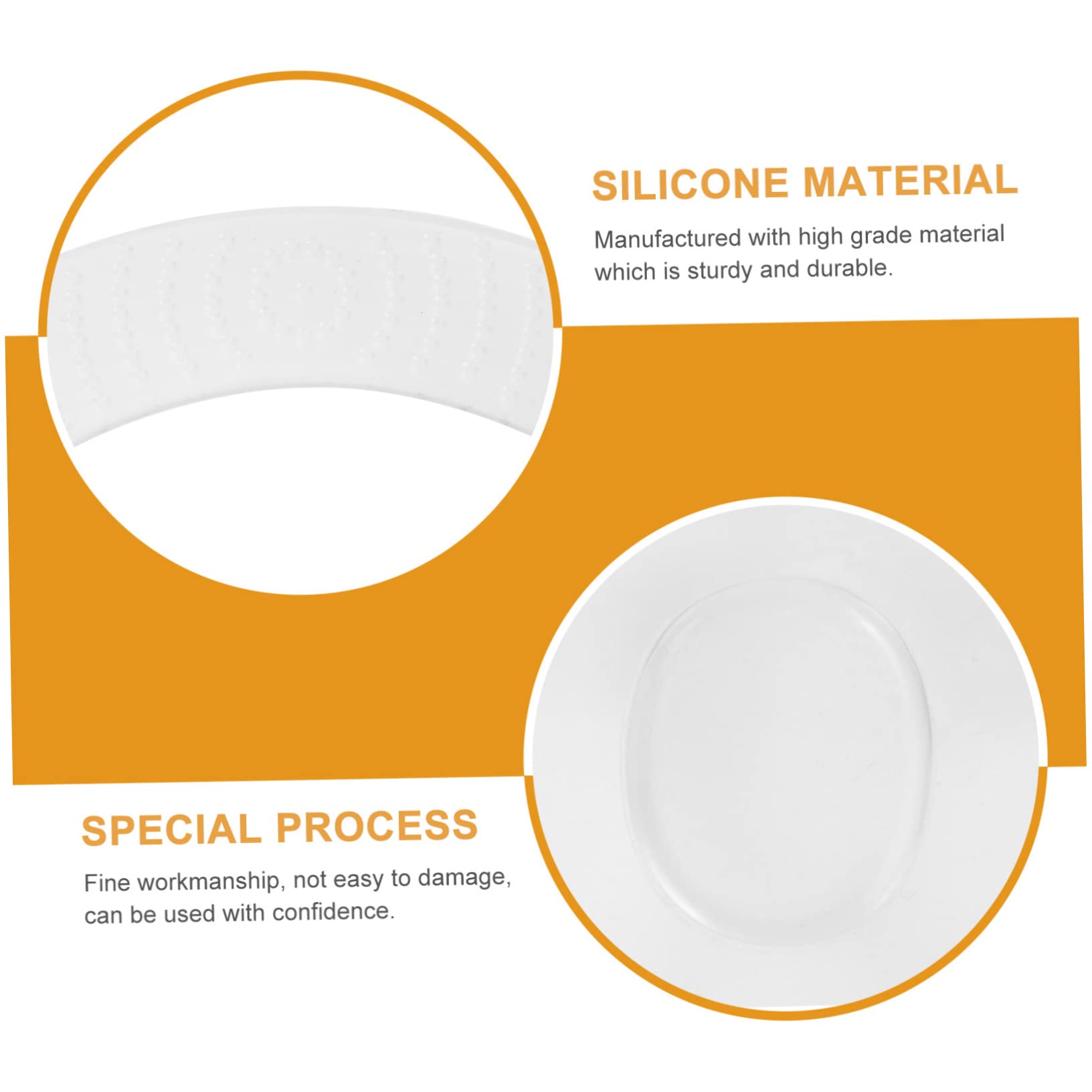 BESTonZON 70 Pz Adesivi silenziatore tamburo ammortizzatori a tamburo pad mute per batteria silicone in silicone accessori per tamburo tappetini per tamburi Smorzamento gel