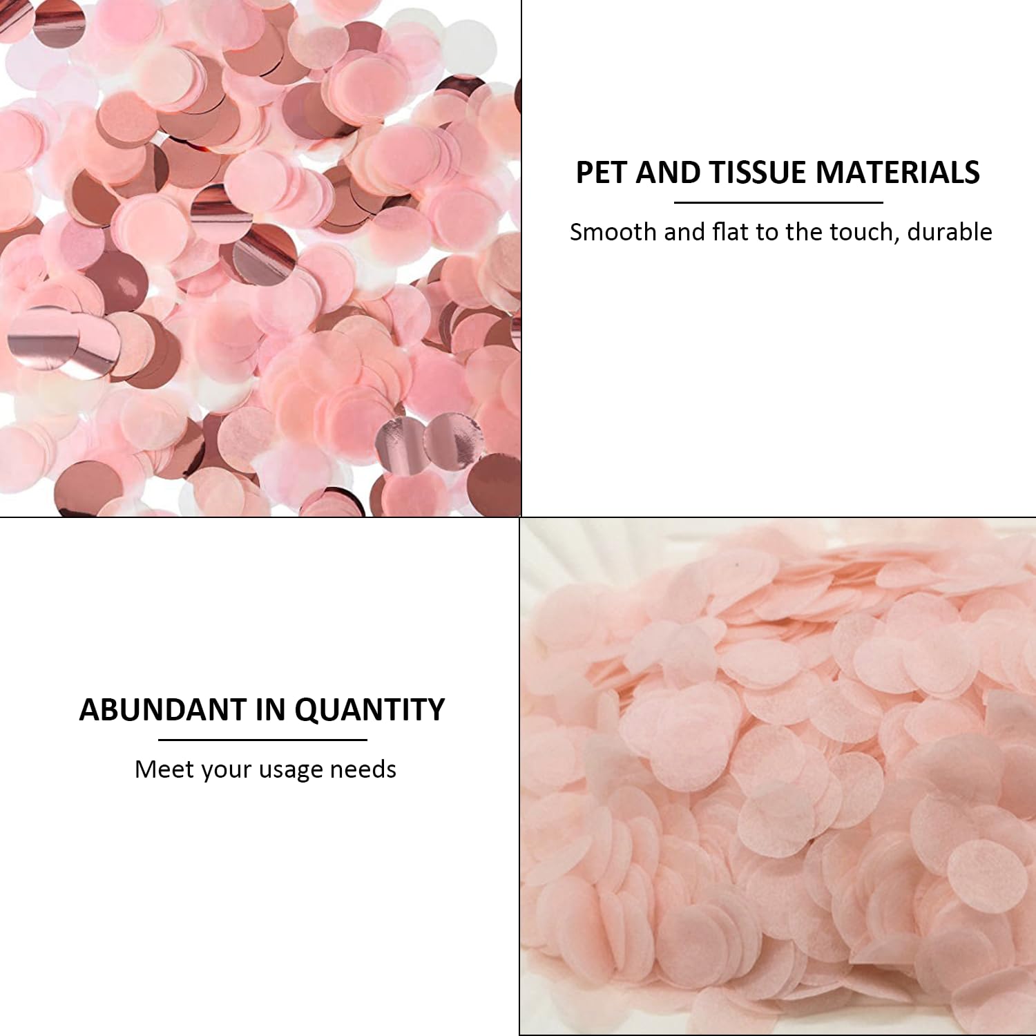 Coriandoli Oro Rosa E Multicolore - 100g (8000 Pezzi) Per Matrimoni E Feste - Foto 4