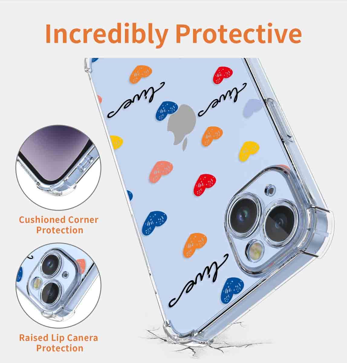 YBROY Cover per Motorola Moto E13, TPU Morbido + PC Rigido, Durevole