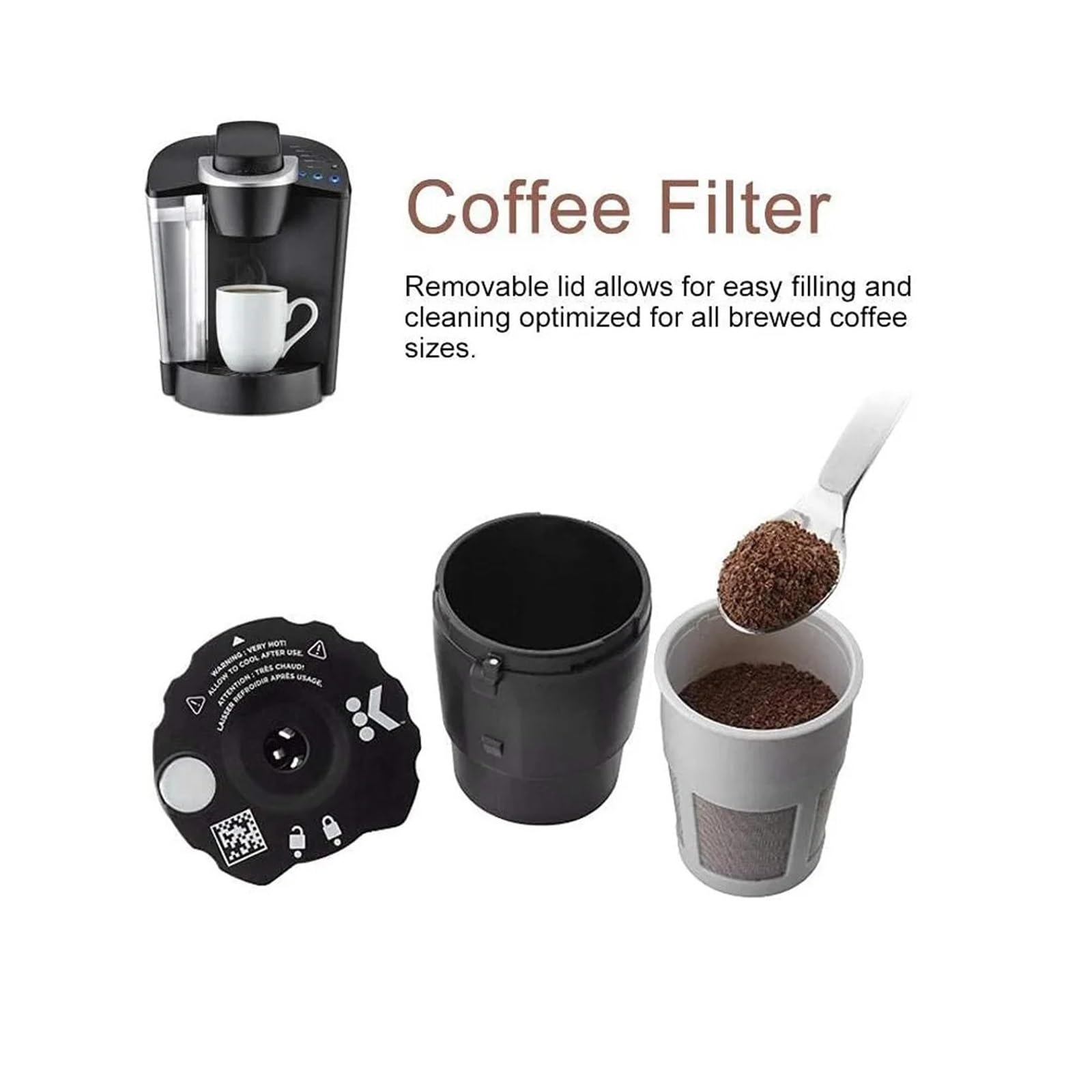 Filtro De Café, Compatible Con Keurig, My K-Cup 2.0