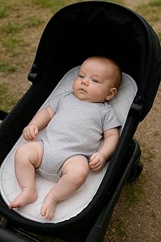 First Essentials Baby Bassinet Cradle Mattress Oval 15" X 30" Foam Waterproof Padded Design