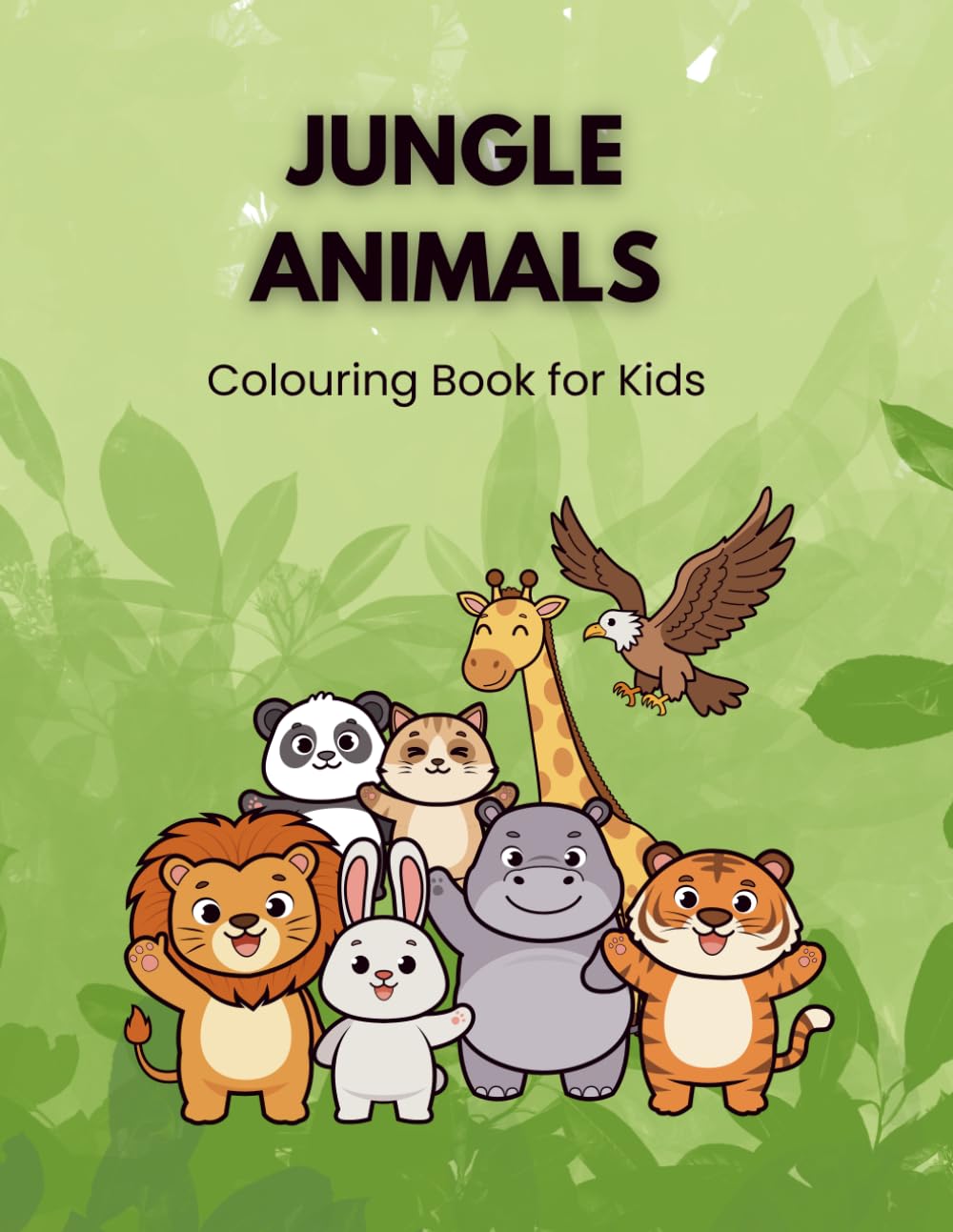 Jungle Animals Coloring book: Coloring book for kids