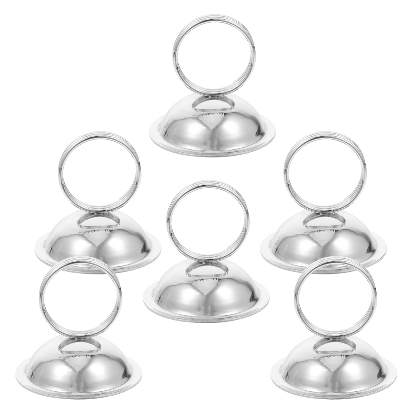 PRETYZOOM Hohe Fotohalter Aus Metall Für Dekoration Tischnummernschilder Namensclips Eventhalter-set