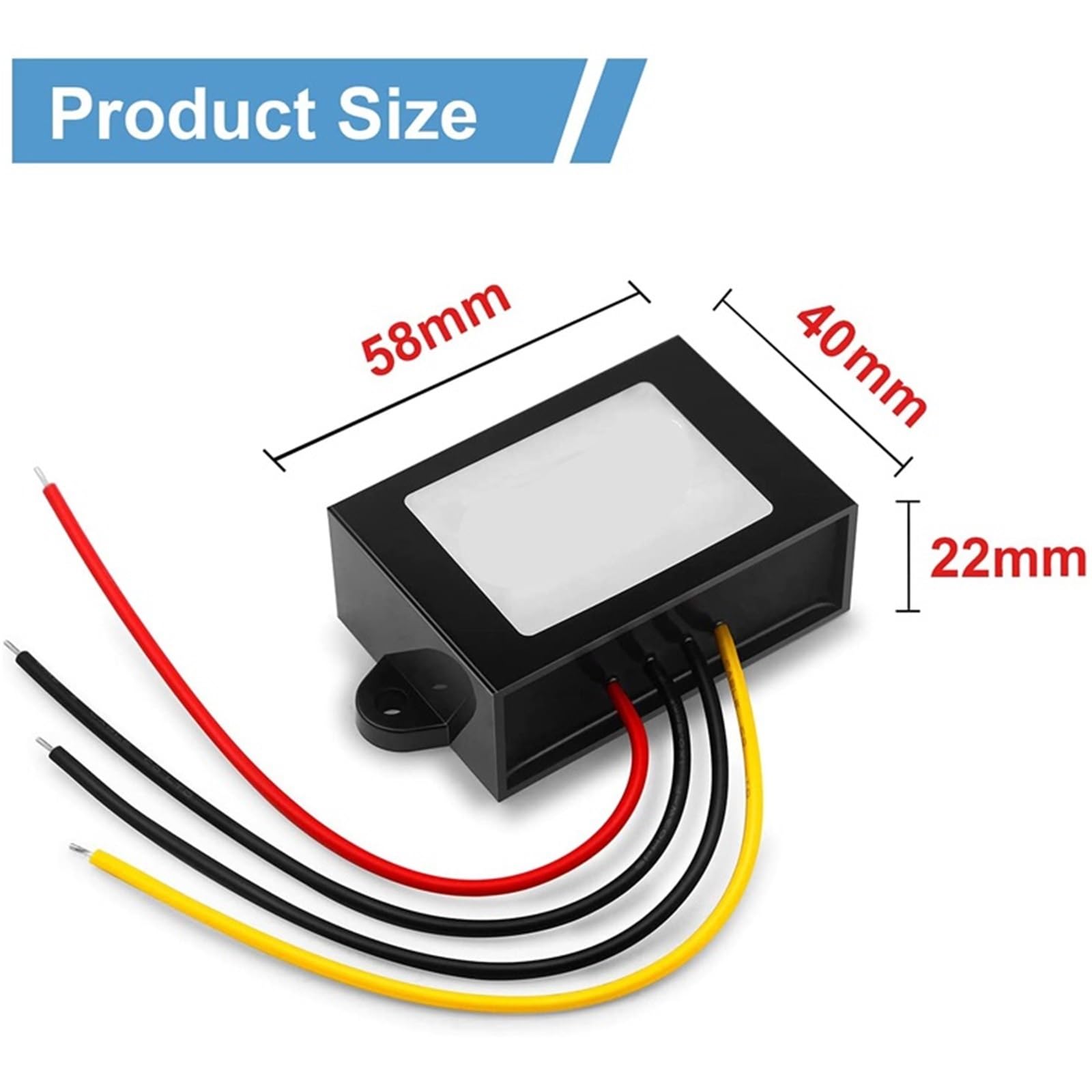 DC DC 12V to 48V Step Up Converter 24V DC to 48V DC Voltage Stabilizer 1A 1.5A Output Boost Power Converter 9-30V to 48V(12V to 48V 1.5A)