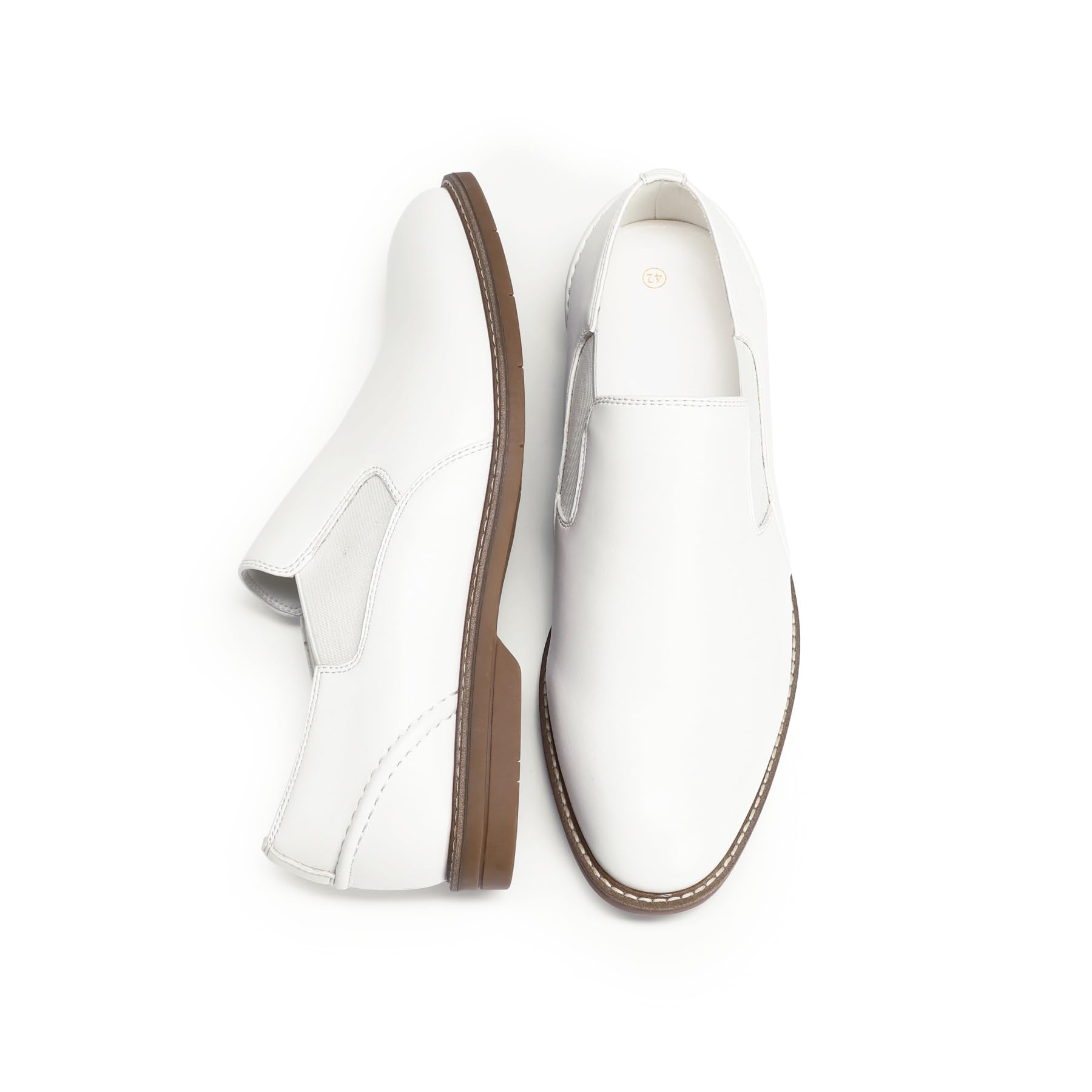 Allthemen Herren Loafer Leder Mokassin Leicht Formelle Slipper Business