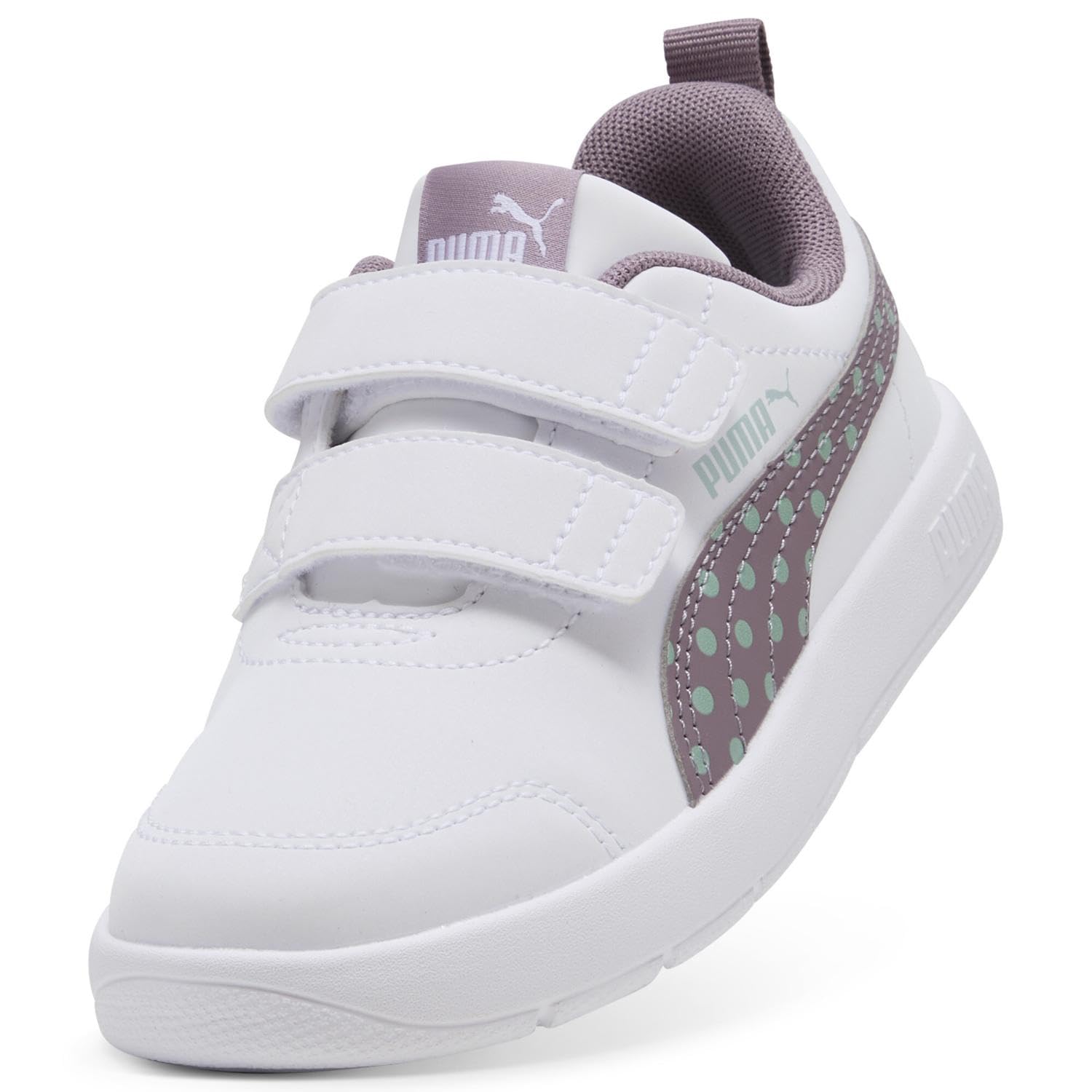 PUMA Dziewczynki Courtflex V3 Dotty V PsTrampki