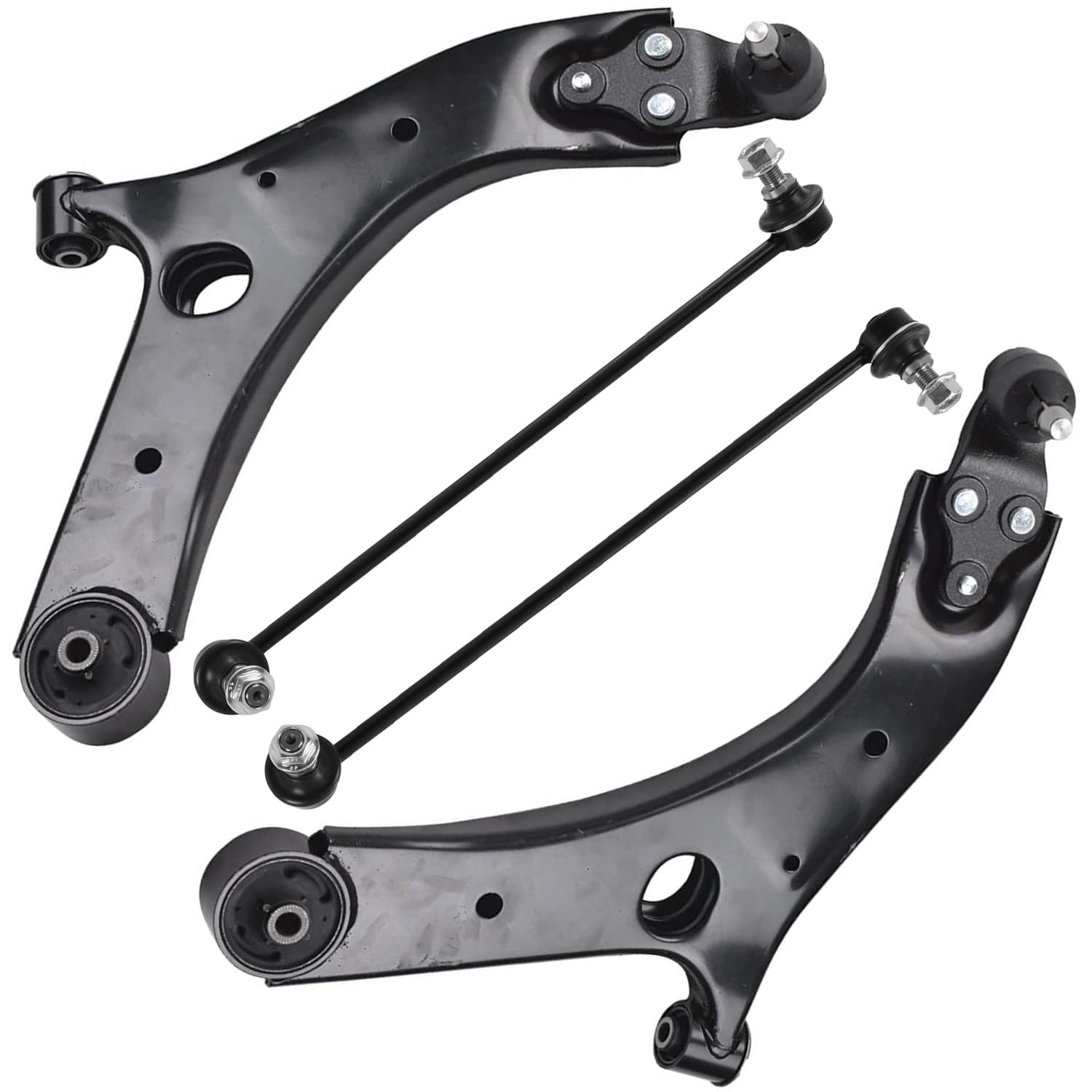 Detroit Axle - 4pc Front Control Arms Kit for 2015-2021 Kia Sedona, 2 Lower