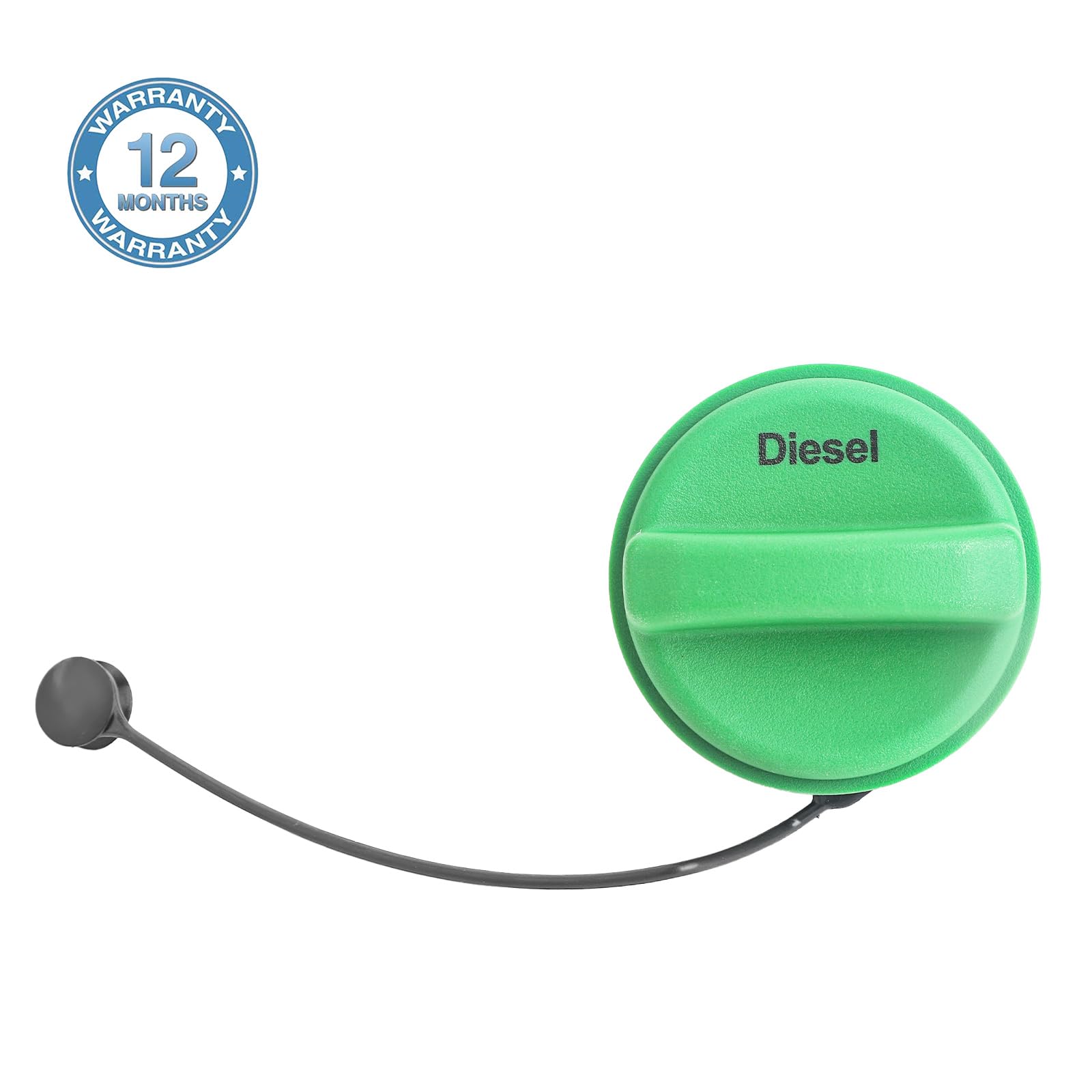 Magnetic Fuel Filler Cap For 2019-2021 Chevy Silverado / GMC Sierra 1500 With 3.0L Duramax - Green Aluminum Cap