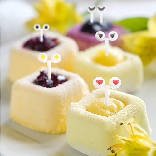 Miniatura 5 de Yangcan0507 50 unidades de púas de tenedor de frutas para niños, lindos animales, caja Bento decoración, tenedores, tenedores de postre, mini