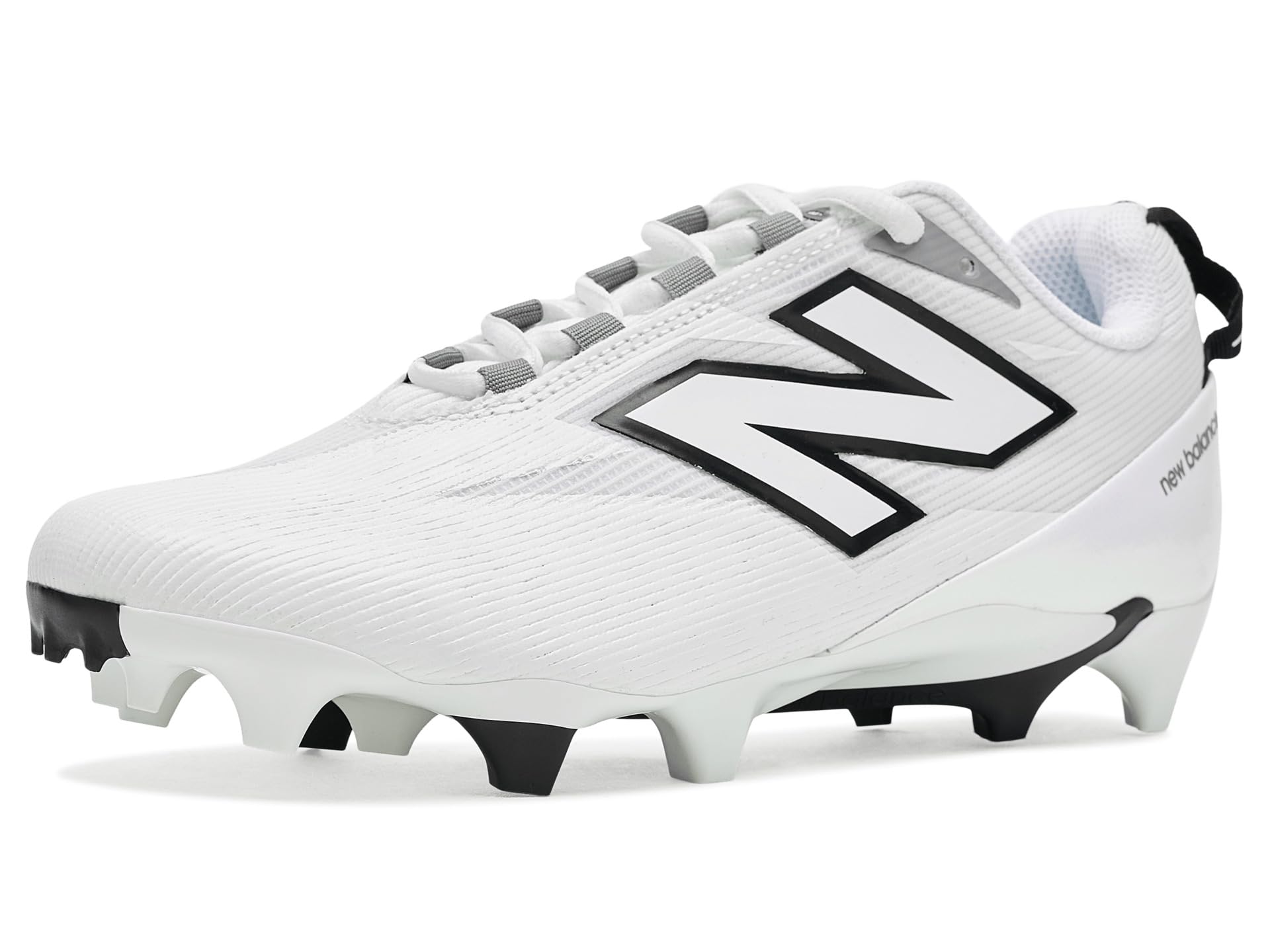 Photo 1 of New Balance Women's BurnX5 Lacrosse Shoe, White/Grey/Grey, 6.5 M