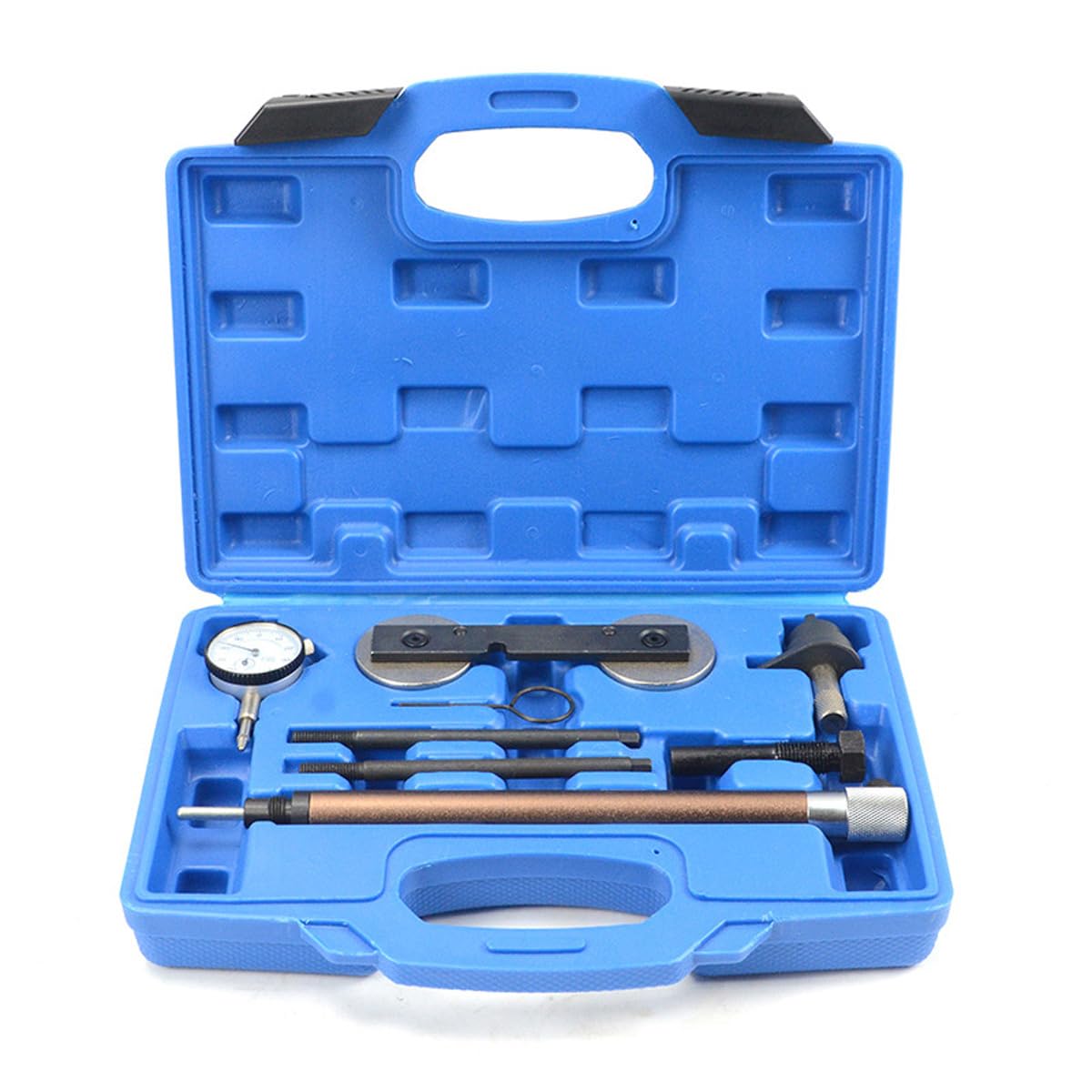 Set di Strumenti per La Messa in Fase della Catena del Motore, Supporto per Indicatore a Quadrante E Comparatore per VAG Audi VW Skoda Seat 1.2 1.4 1.6 TSI FSI