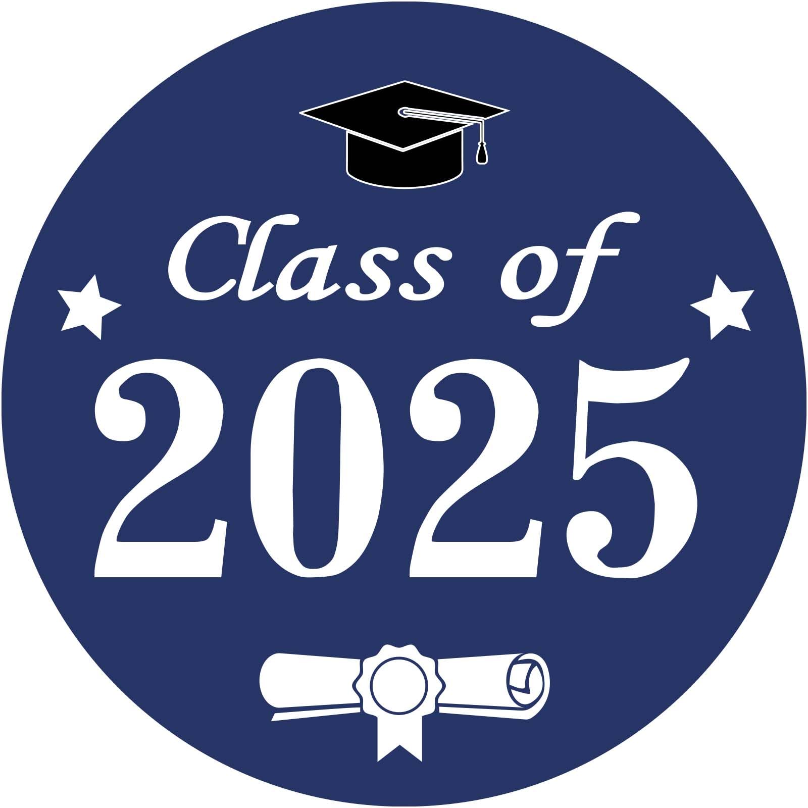 Photo 1 of **** 2PC BUNDLE ***** WANGHENG Graduation Stickers 2025,Black Gold Class of 2025 Sticker 1.7In Graduation Envelope Seal Label Sticker,for Senior College Grad Party Favor 120Pcs