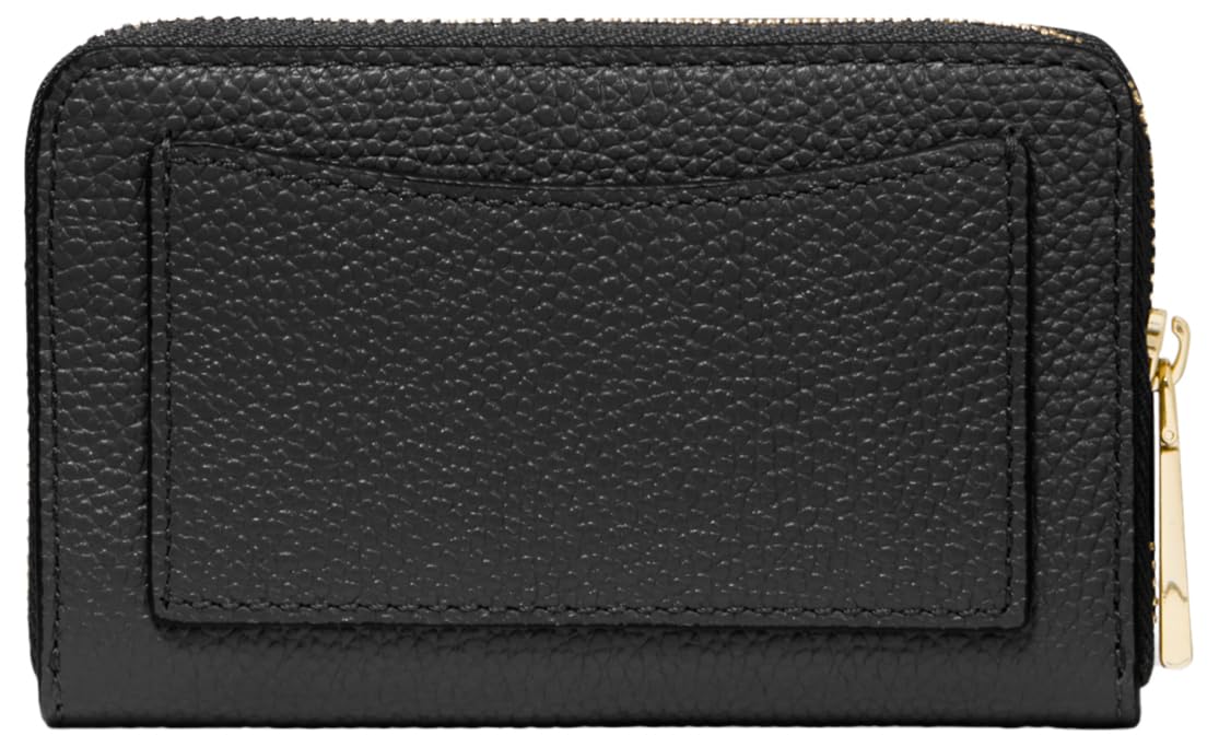 Michael Kors Jet Set Small Zip Around Card Case, Black