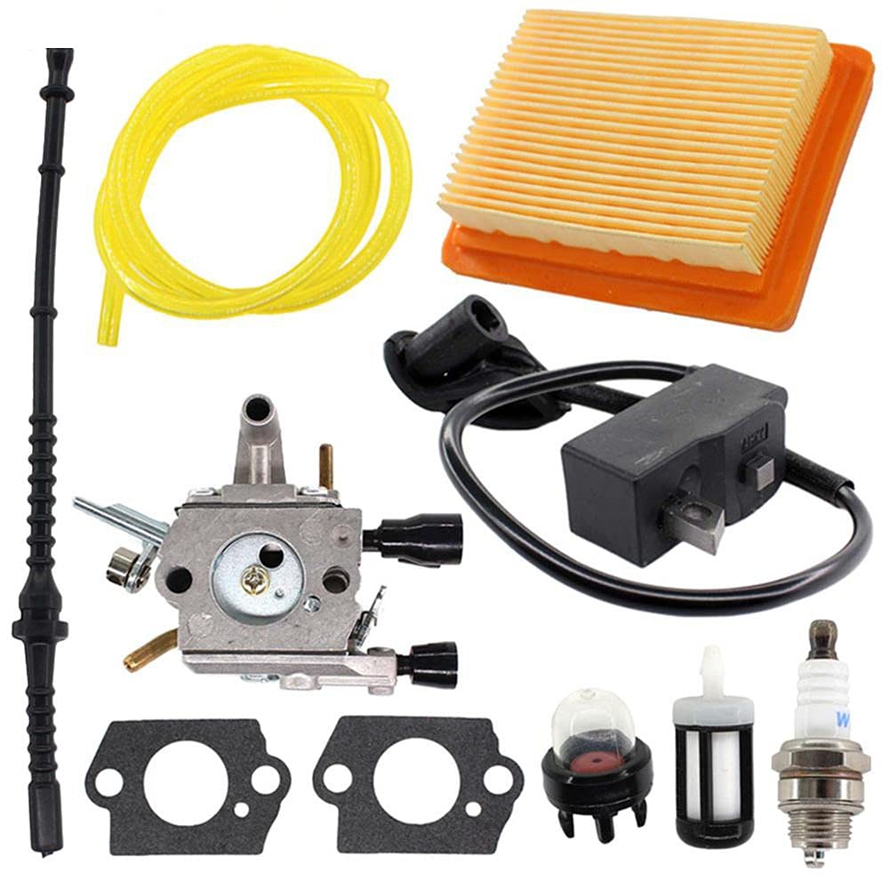 Kit de carburador de Junta de Bobina de Encendido, Herramientas de Filtro de Aire, Juego de Piezas de Repuesto Bobina de Encendido del Motor
