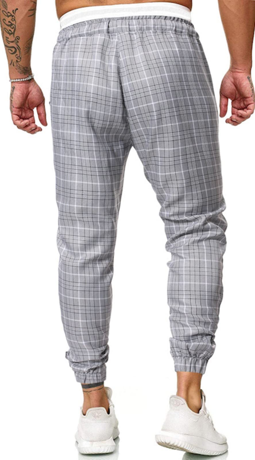 Pantaloni A Righe Da Uomo Pantaloni Casual Estivi Alla Moda Pantaloni A Sezione Sottile Uomo Pantaloni Da Jogging Slim Fit Con Tasche All'aperto Pant Eleganti 1,XL