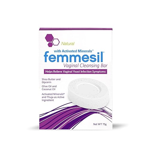 Femmesil - Jabón antifúngico vaginal para alivio de infecciones por levaduras para mujeres, picazón e irritación vaginales, probado por dermatólogos