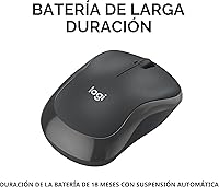 Vista 4 de Logitech M240 - Ratón Bluetooth silencioso, inalámbrico, compacto, portátil, seguimiento suave, batería de 18 meses, para Windows, macOS, ChromeOS