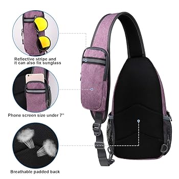 Amazon.com: WATERFLY Crossbody Sling Backpack Sling Bag