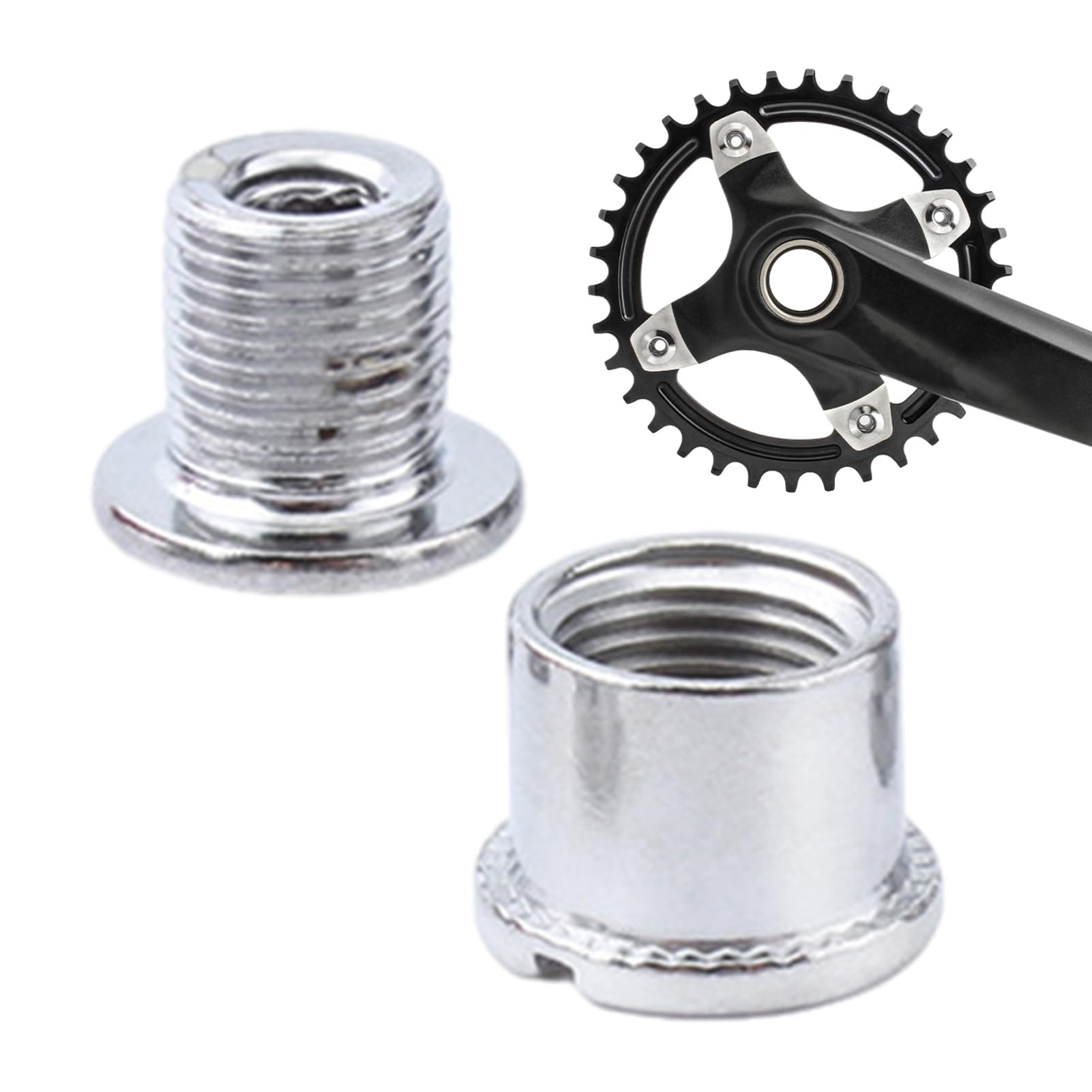 Vis De Pédalier Vélo En Acier – 3 Modèles A/B/C, Filetage M8, Pour VTT, Route, Fixie, Pliant, Avec Clé Hexagonale 5mm, Légère Et Robuste