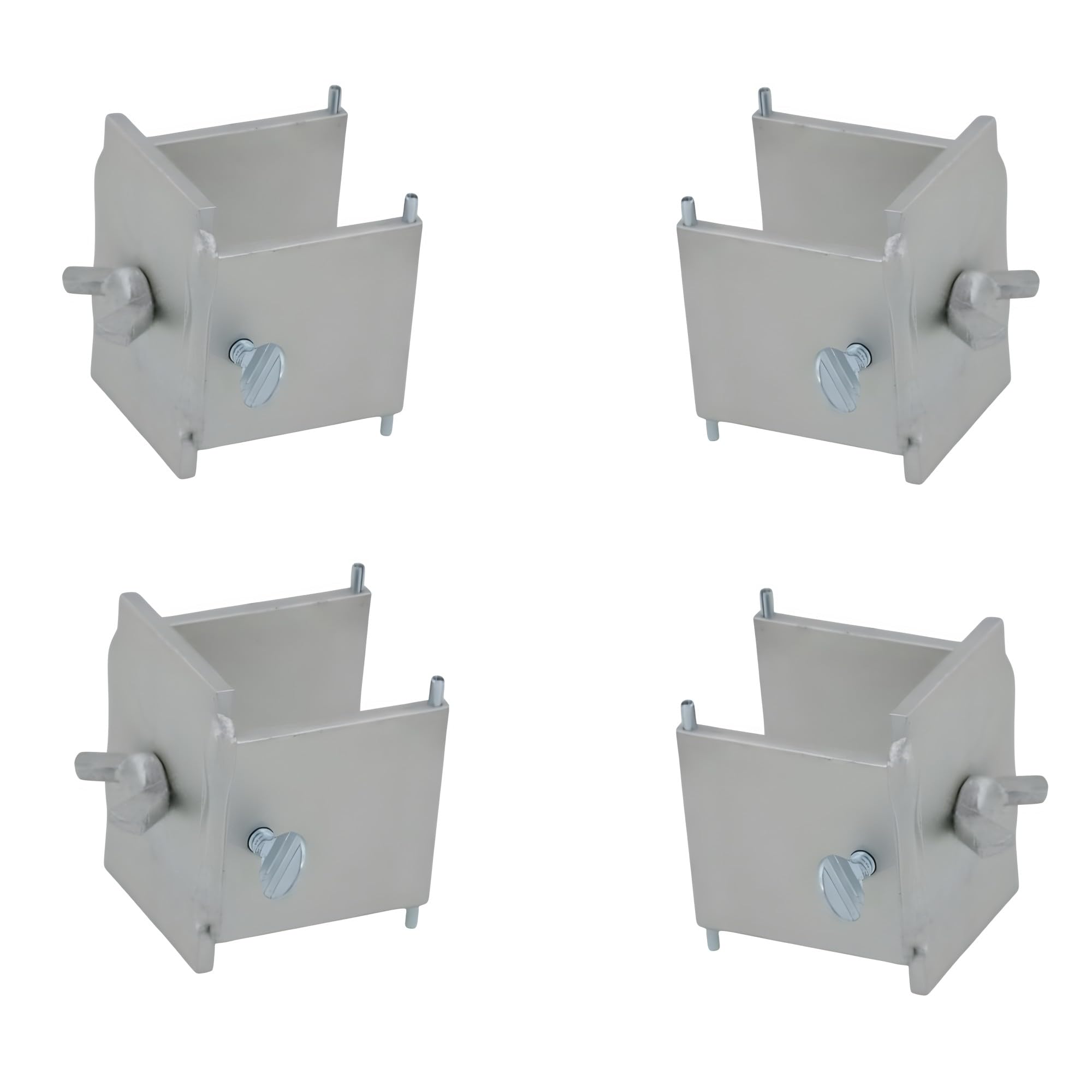 Retaaj 4 Pack Long Sided Dori Block Bricklaying Clamp Lock Bolt For Use With Lock Bolt For 40Mm, 50Mm Profile Pole