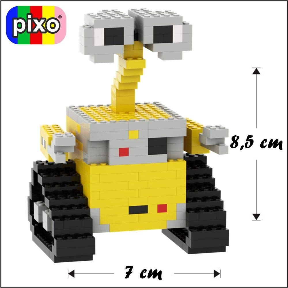Pixo Mini Blocchi Da Costruzione, Puzzle 3D A Tema Cartoni Animati, Colori Vari, Modello MZ001 - 5