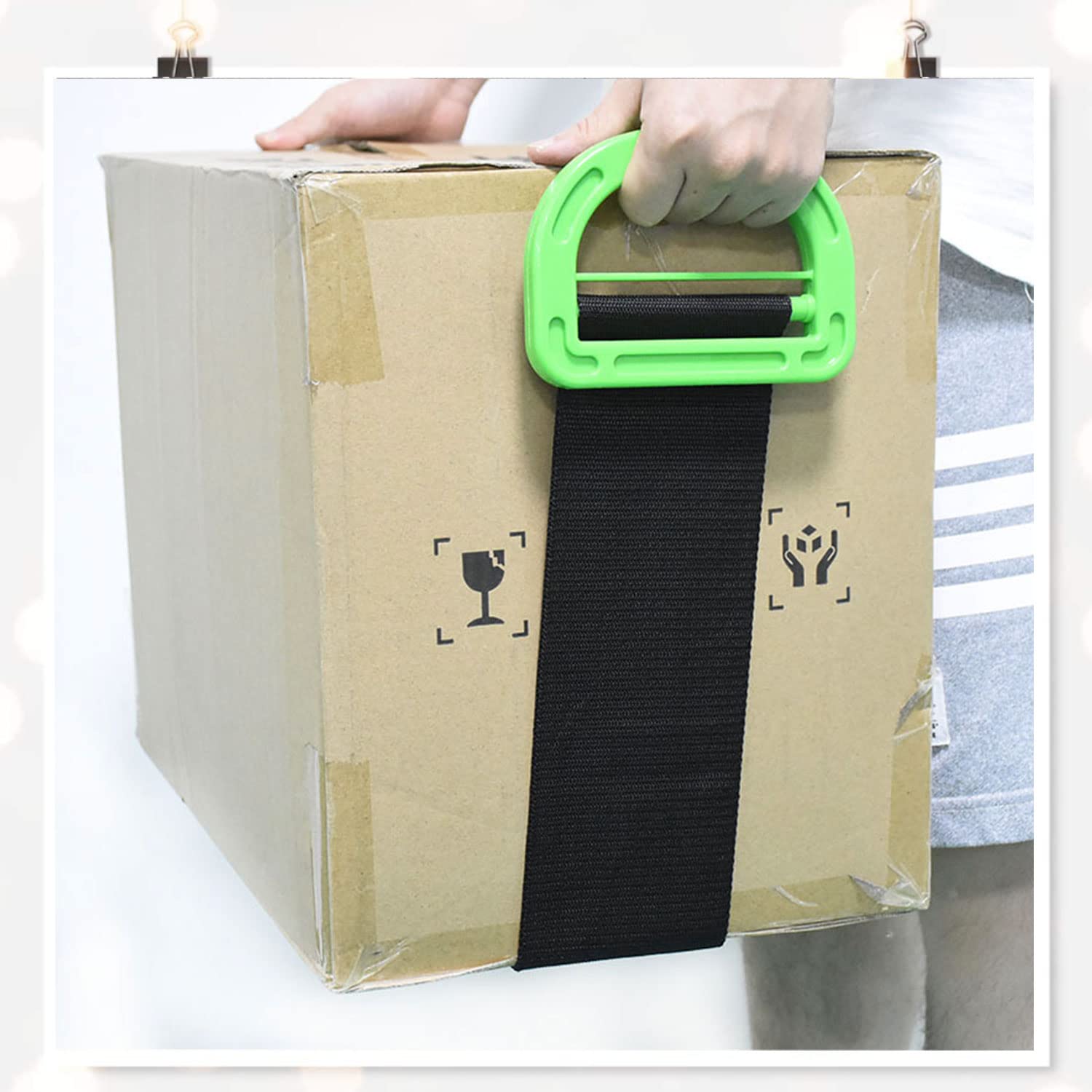 Correa De Transporte De Caja Con Asa, Cinturón Ajustable