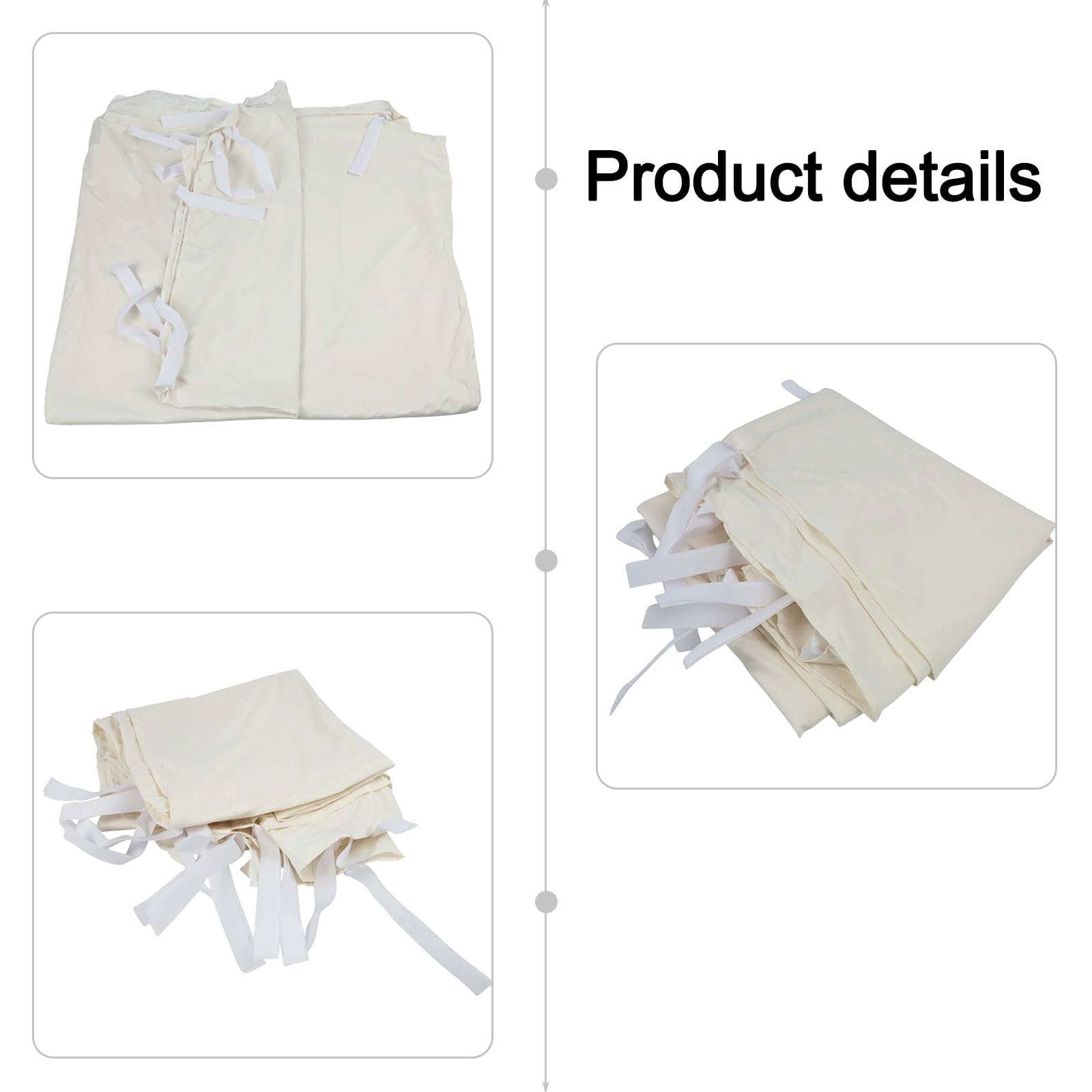 ZYWUOY Tenda parasole impermeabile, 300D, in tela di poliestere, per auto, per balconi (3 x 2,6 m)