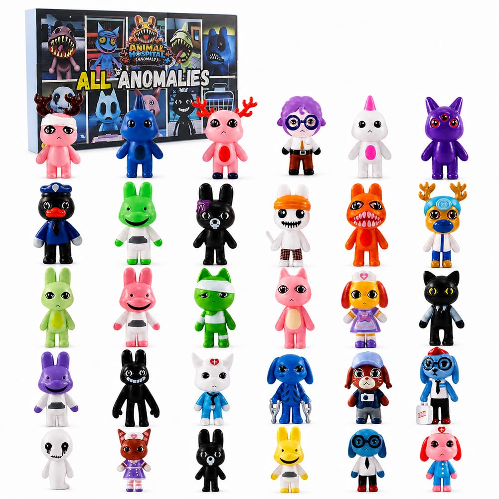 Kouipoie Animal Hospital Action Figures Set (30PCS)
