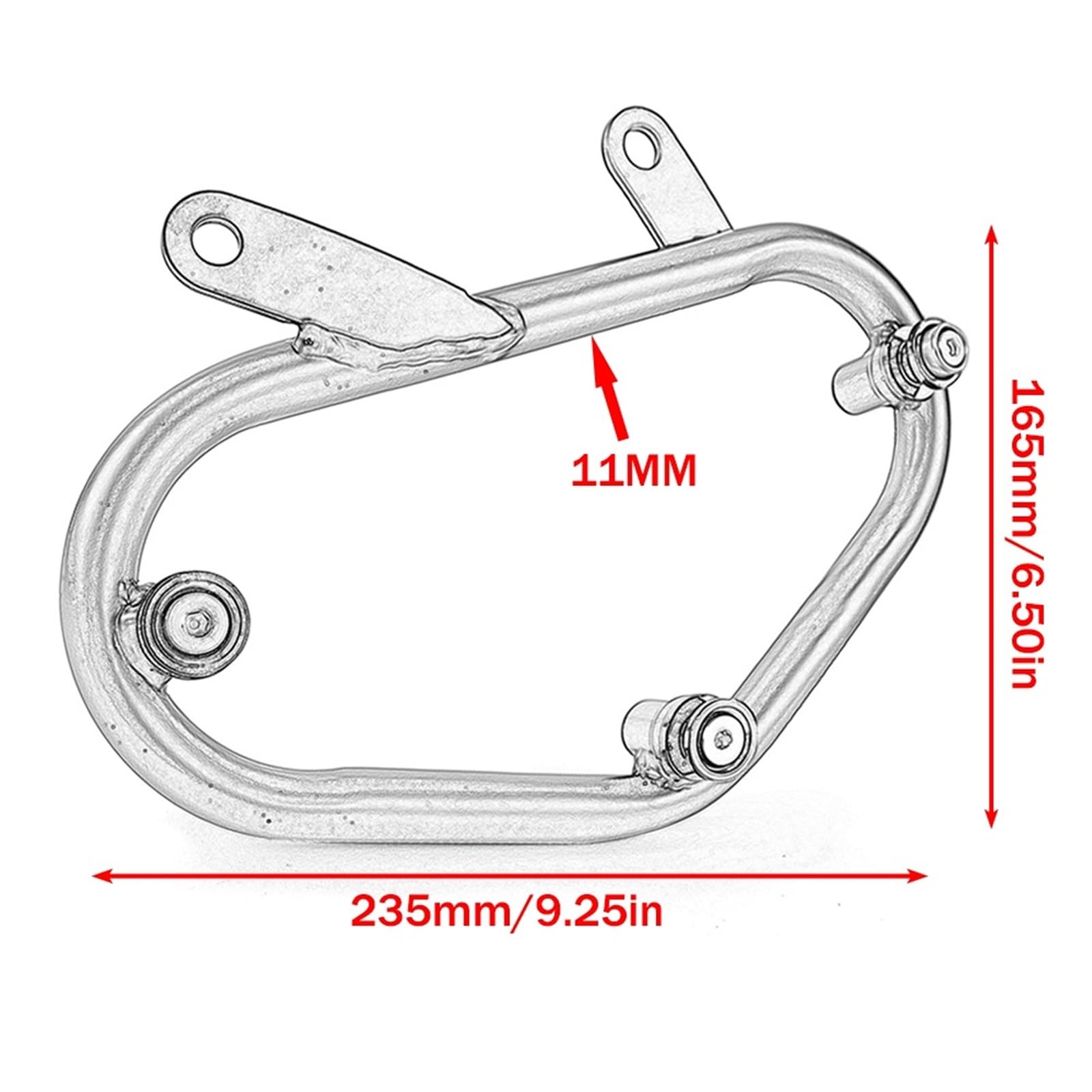 Uchwyt Topcase Do Triumph Scrambler 400 X 2024-2025 Tylny bagażnik