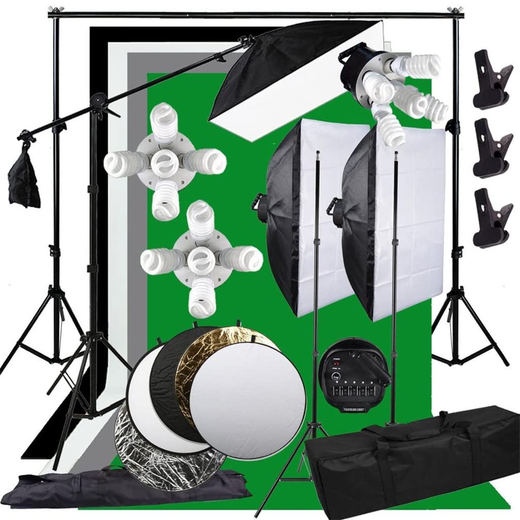 Kit Eclairage Support de Lumière 390cm & Bras Girafe 190cm 2