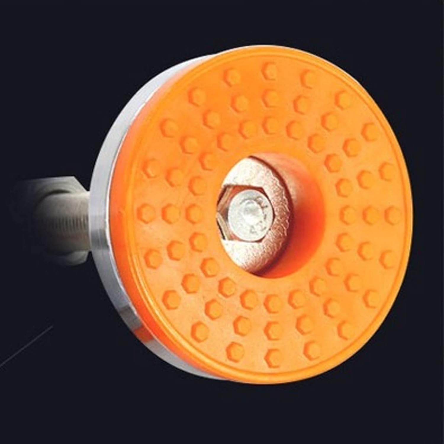 4 Pieces Non-Slip Pad Adjusting Feet, Yellow Rubber Heavy Duty Adjustable Steel Foot Cups, Furniture Mechanical Support Feet