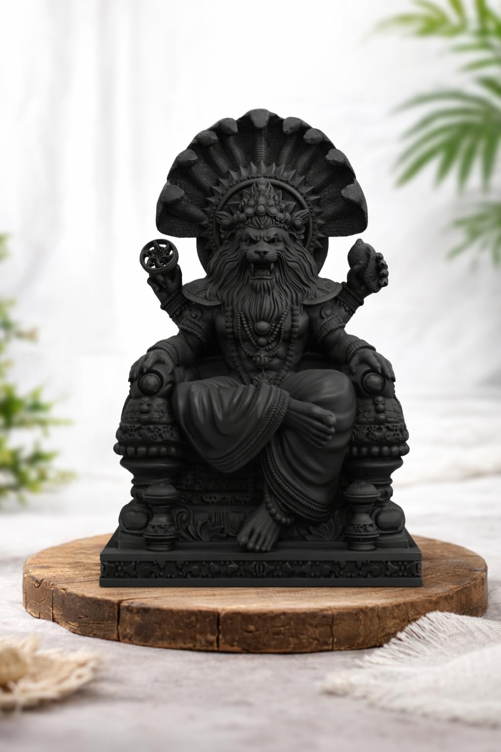 Buy DSS 3D WORKS Narasimha - Black Matte Idol Online at Low Prices