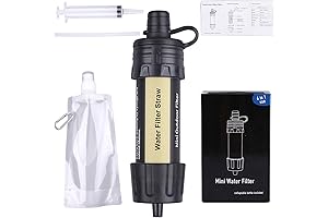 Outdoor 100,000 Gallon Mini Water Filter: Your Wilderness Hydration Solution