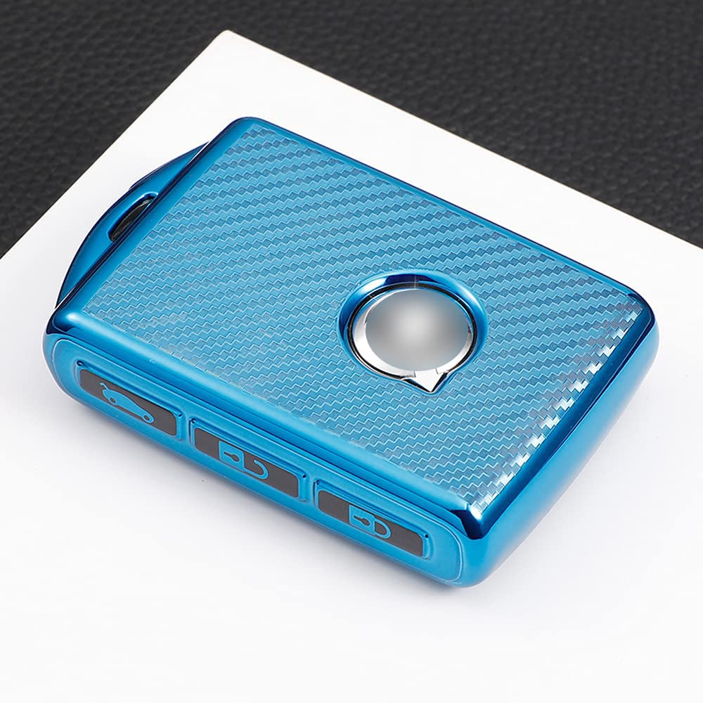 TPU-Schutzhülle Für Volvo Autoschlüssel – Kompatibel Mit XC40, XC60, S60, S90, XC90, V60, V90, C40, T5, T6, T8, Maße 7,3 X 4,6 Cm